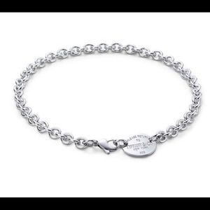 Vintage Tiffany tag necklace